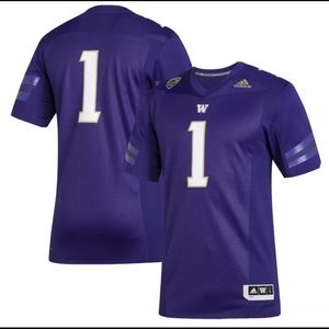 Adidas Washington Huskies #1 Home Football Jersey